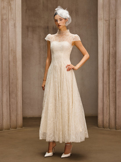 Rosstef Sequin Lace Midi Dress