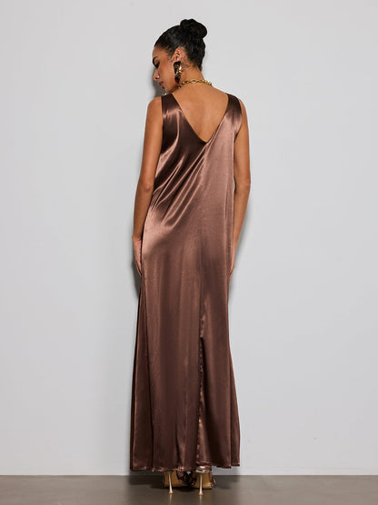 Erastus V Neck Sarin Maxi Dress