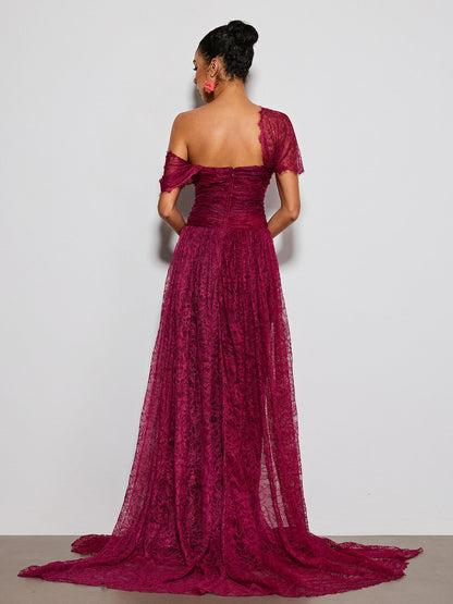 Erling Off Shoulder Lace Maxi Dress
