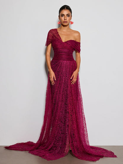 Erling Off Shoulder Lace Maxi Dress
