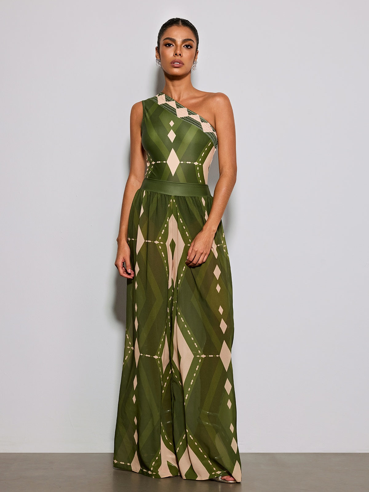 Esben Printed Swimwear Two Piece Set