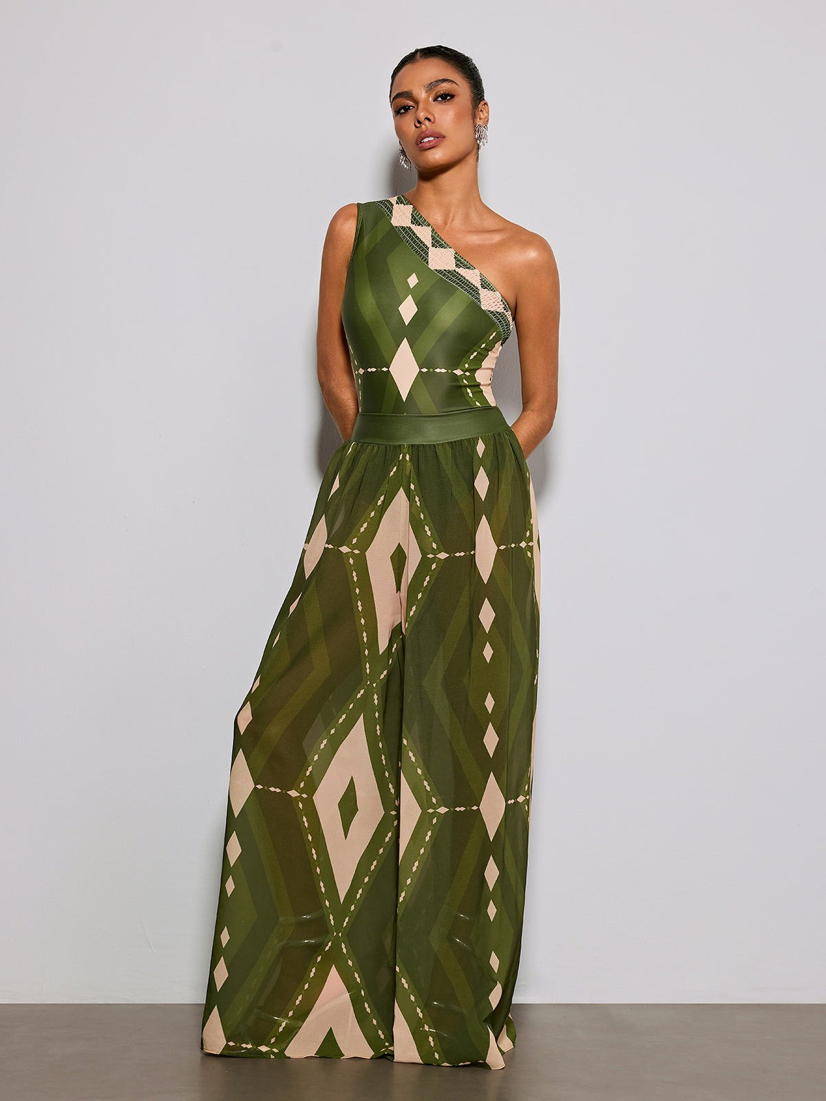 Esben Printed Swimwear Two Piece Set