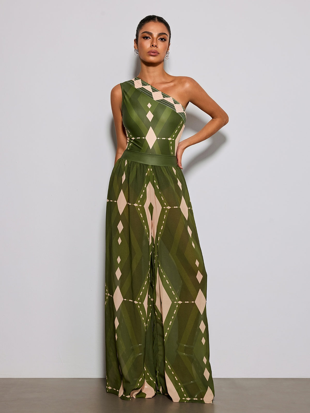 Esben Printed Swimwear Two Piece Set