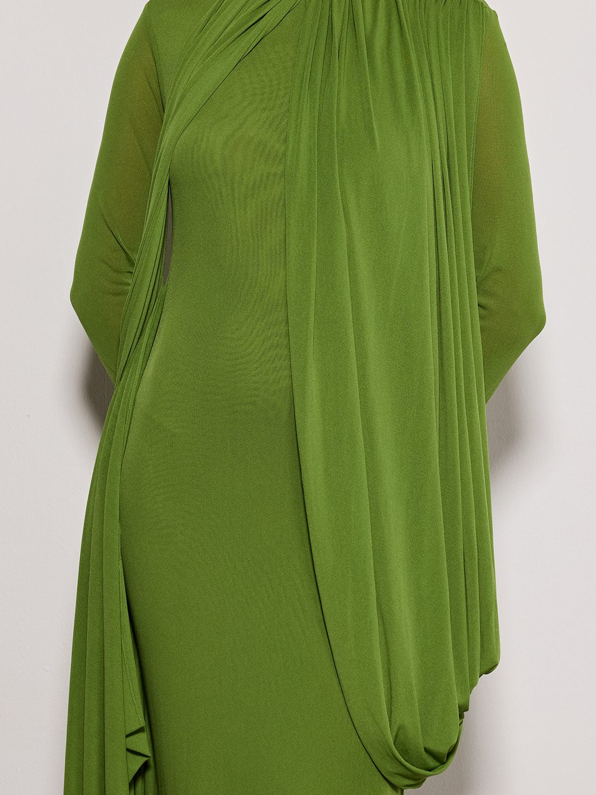 Eslanda Long Sleeve Ruched Maxi Dress