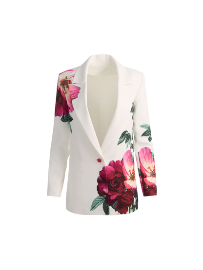Faelorin Long Sleeve Floral Blazer Set