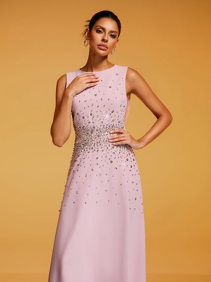 Rosstef Rhinestone Maxi Gown