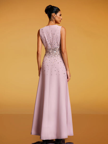 Rosstef Rhinestone Maxi Gown