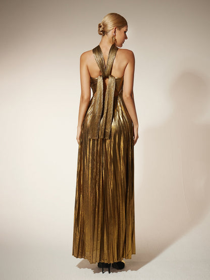 Frazilia Twisted Cutout Maxi Dress