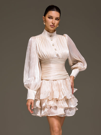 Rosstef Ruffle Mini Elbise
