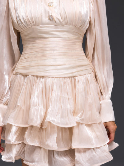 Rosstef Ruffle Mini Elbise