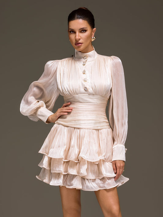 Rosstef Ruffle Mini Elbise