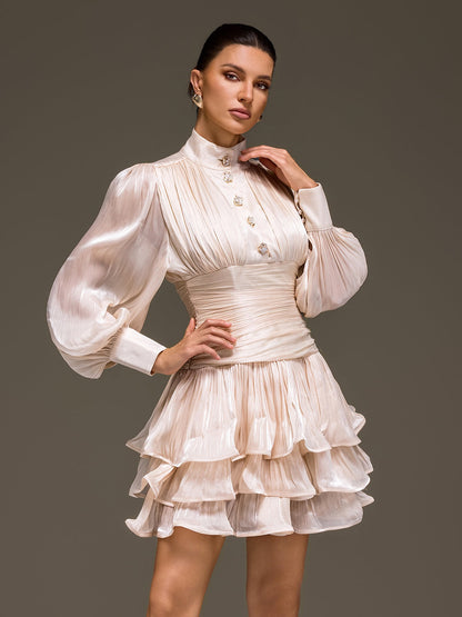 Rosstef Ruffle Mini Elbise
