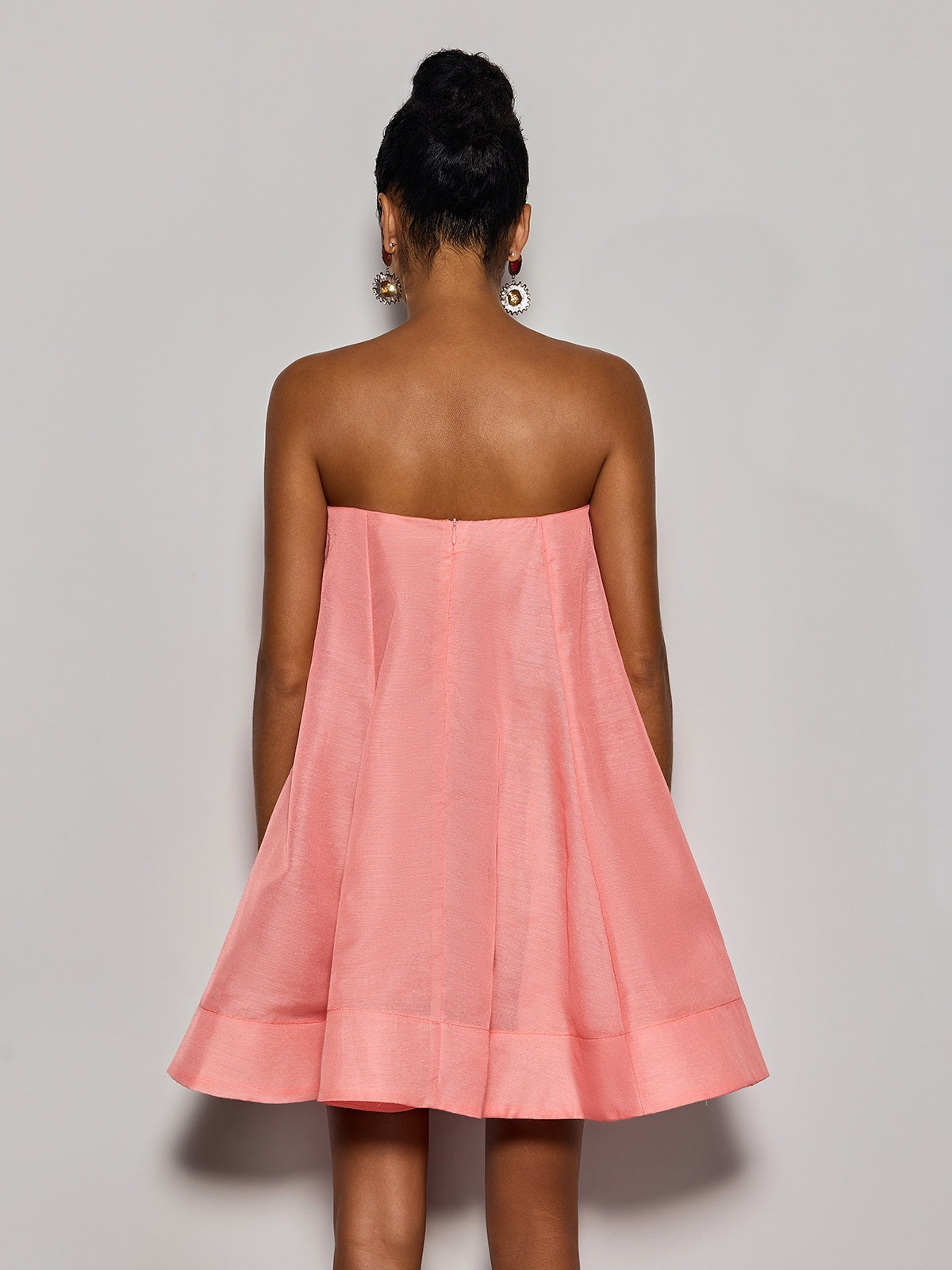 Rosstef Coral Strapless Mini Dress