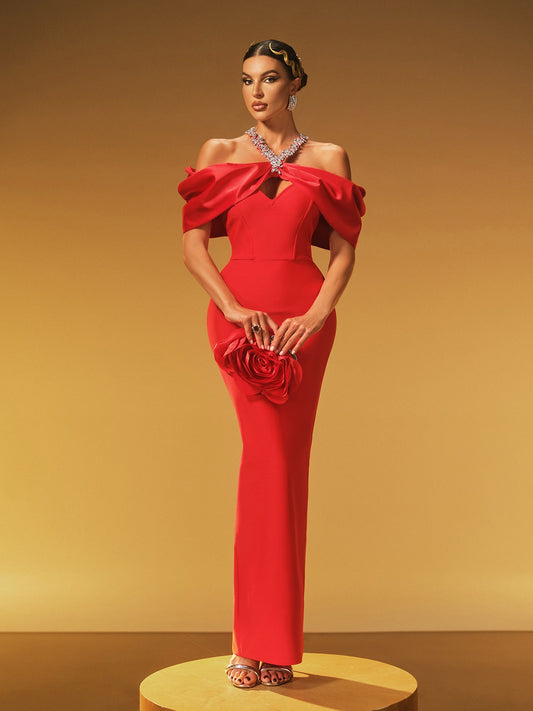 Rosstef Crystal Bandage Halterneck