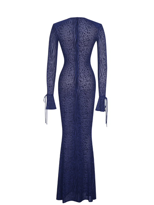 Rosstef Animal Printed Maxi Dress