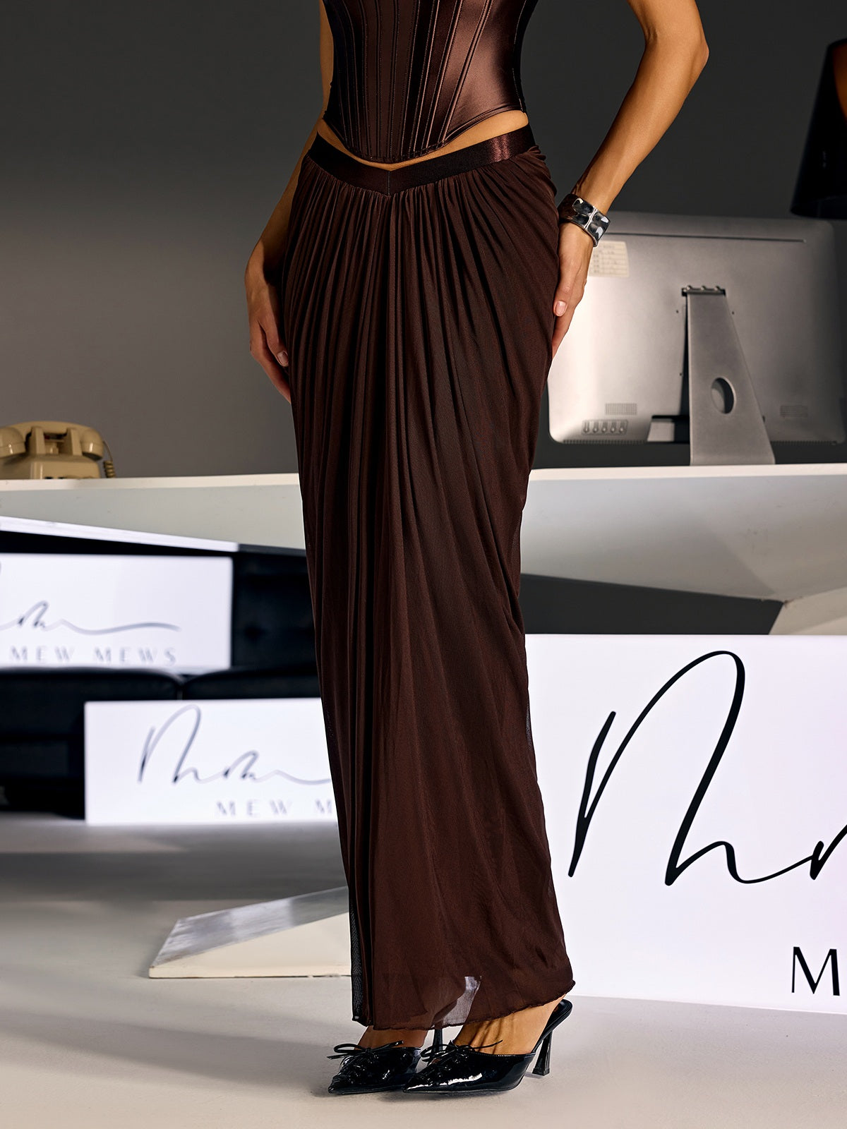 Jondral Ruched Skirt