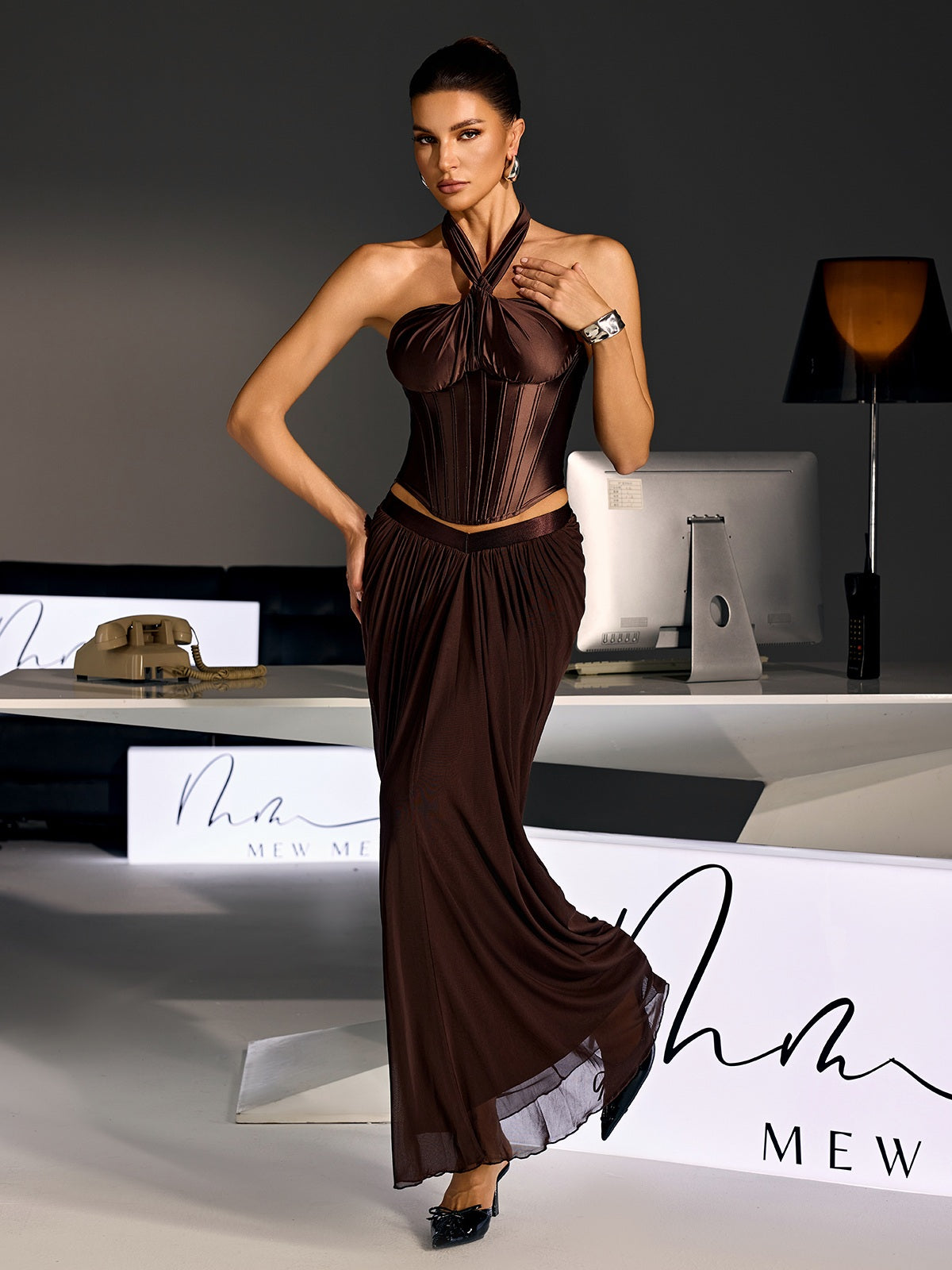 Jondral Ruched Skirt