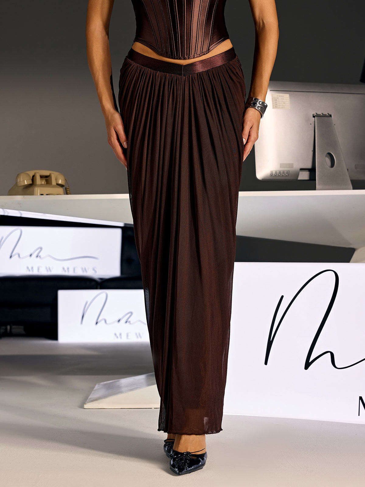 Jondral Ruched Skirt