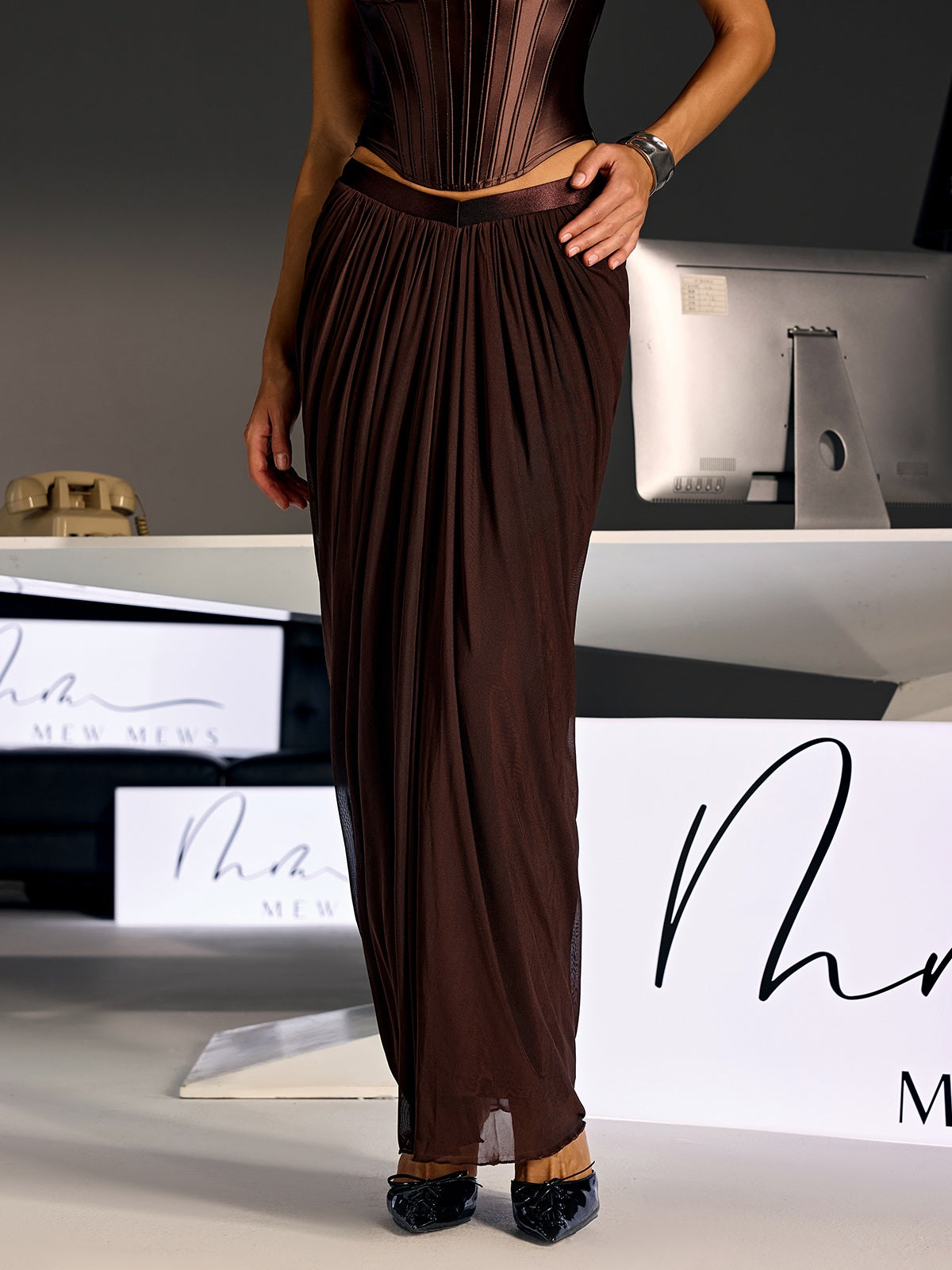 Jondral Ruched Skirt