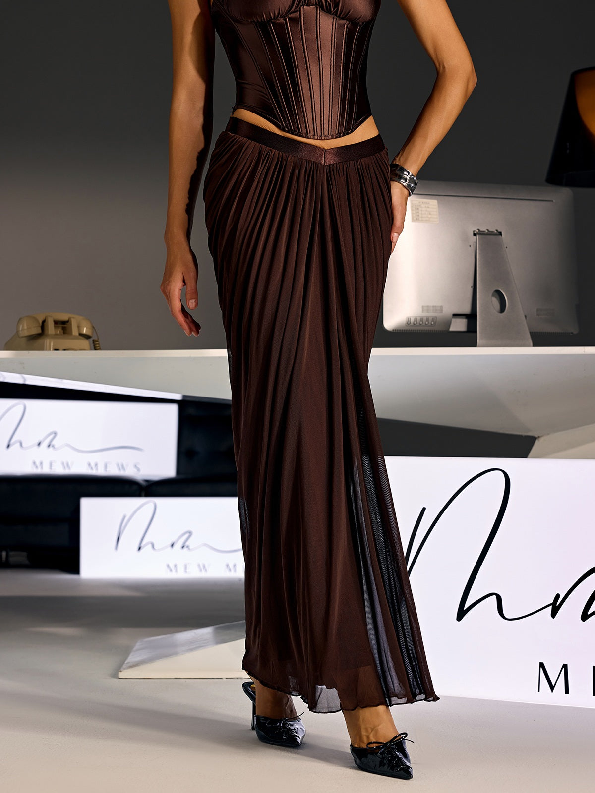 Jondral Ruched Skirt