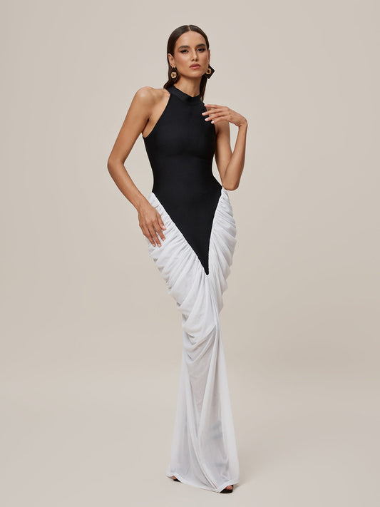Rosstef Ruched Bandaj Maxi Giyin