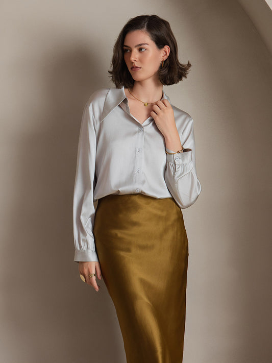 Rosstef Silk Classic Günübirlik Giyim Shirtsı
