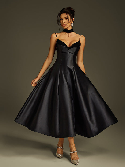 Rosstef Lizina Saten Midi GİYİM