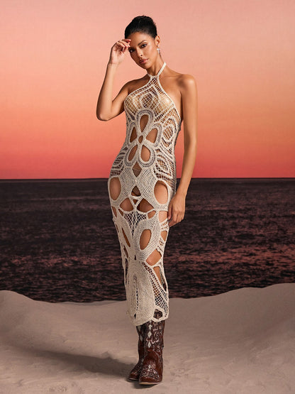 Rosstef Halterneck Cutout Cover Up - Trendy ve Şeffaf Moda