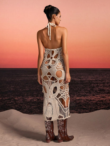 Rosstef Halterneck Cutout Cover Up - Trendy ve Şeffaf Moda