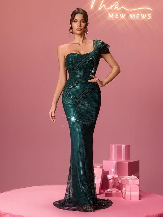 Rosstef Rhinestone Mesh Maxi GİYİM