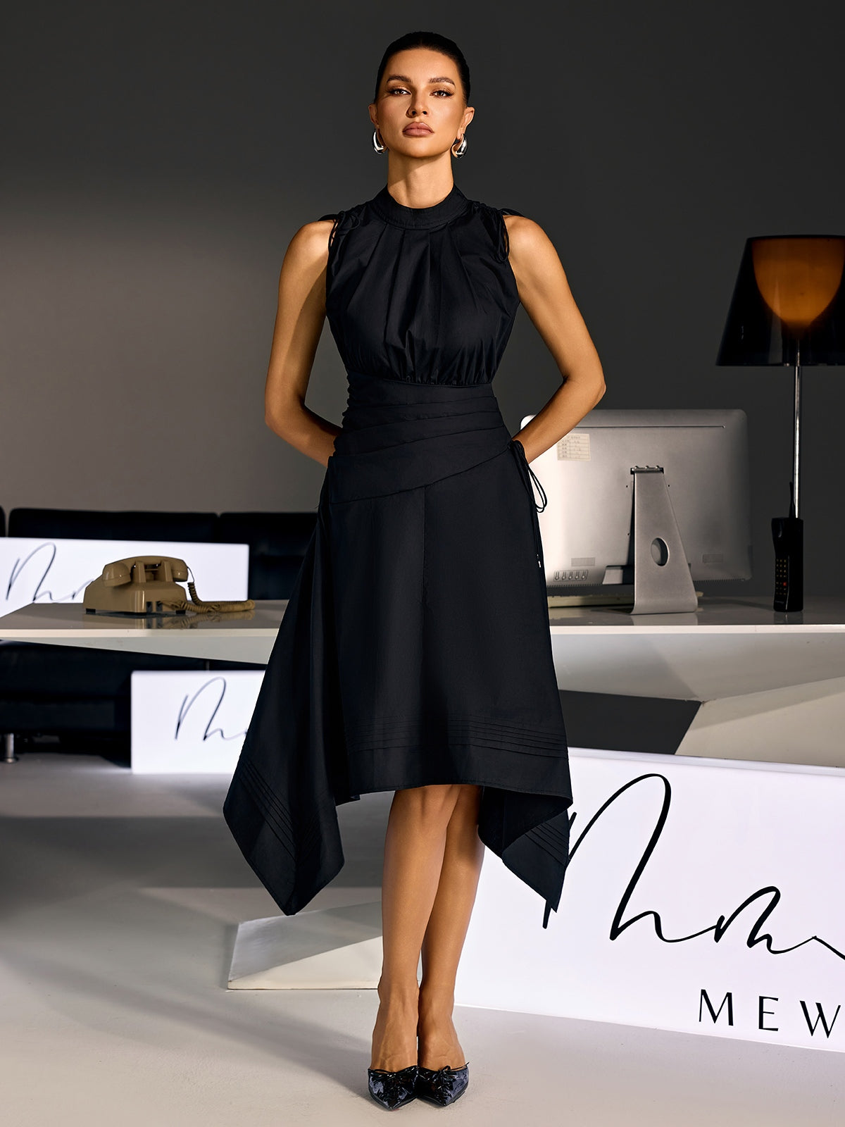 Rosstef Sleeveless Midi Elbise