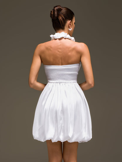 Rosstef Mini Etiketli Ruched Gown