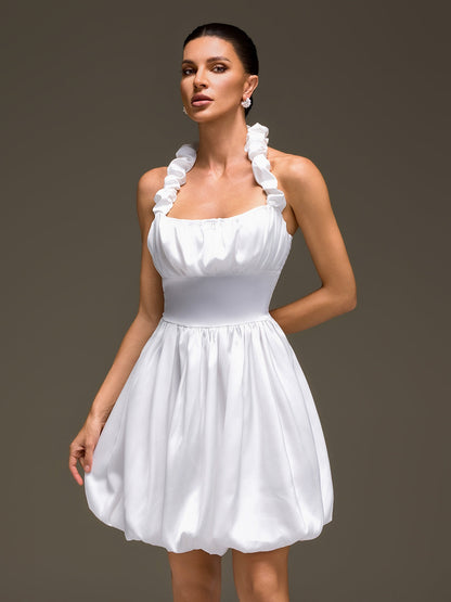 Rosstef Mini Etiketli Ruched Gown