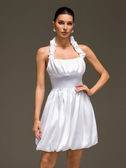 Rosstef Mini Etiketli Ruched Gown
