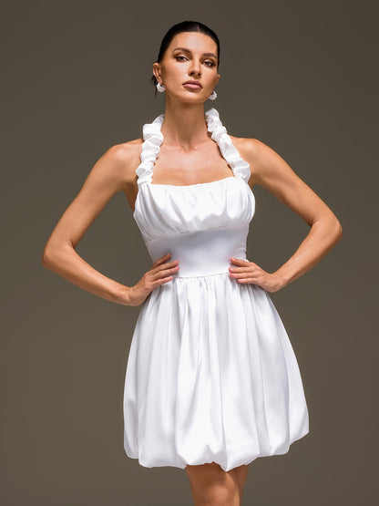 Rosstef Mini Etiketli Ruched Gown