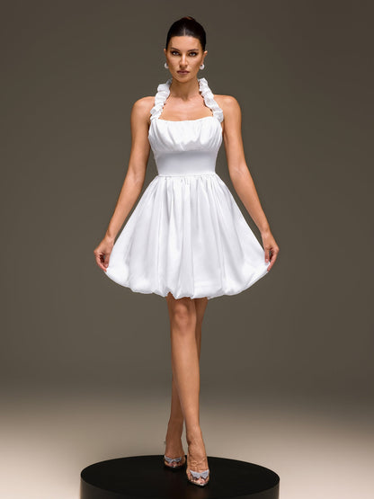 Rosstef Mini Etiketli Ruched Gown