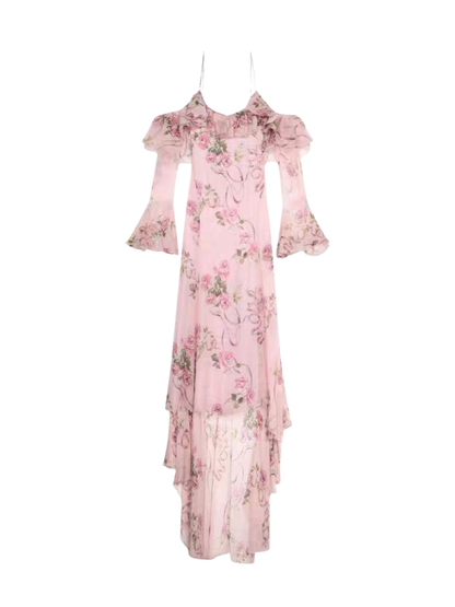 Nostel Spaghetti Floral Maxi Dress