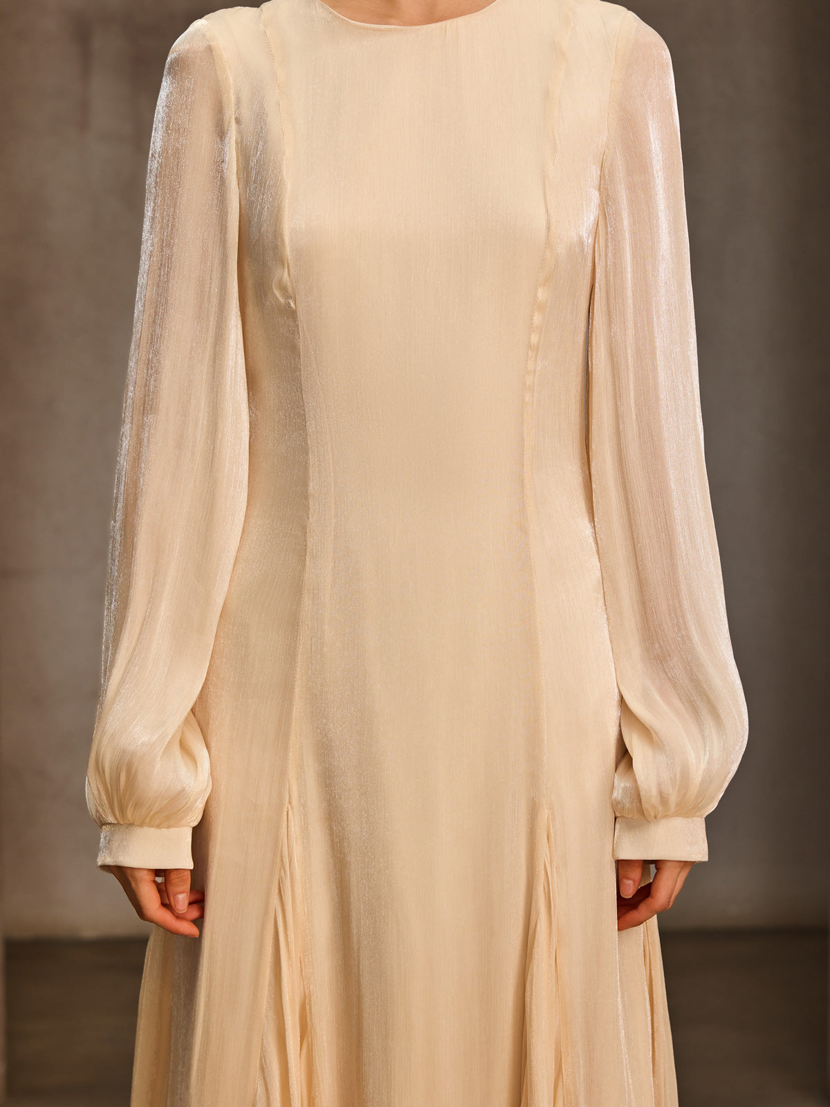 Nytheris Balloon Sleeve Maxi Dress