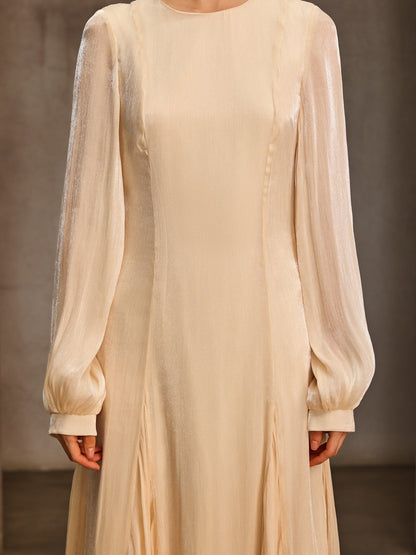 Nytheris Balloon Sleeve Maxi Dress