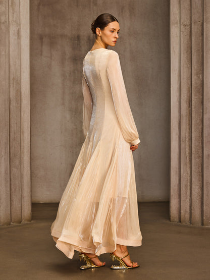 Nytheris Balloon Sleeve Maxi Dress