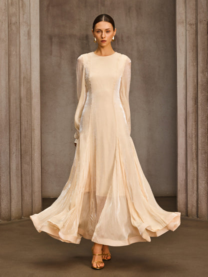 Nytheris Balloon Sleeve Maxi Dress
