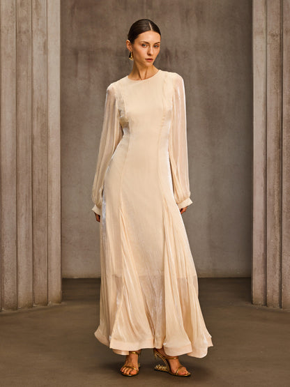 Nytheris Balloon Sleeve Maxi Dress