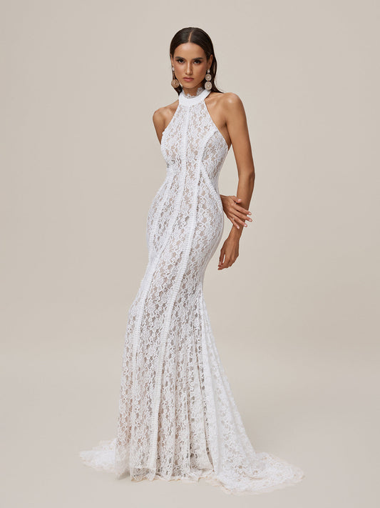 Rosstef Lace Maxi Dress