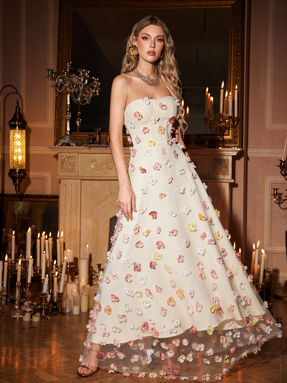 Rosstef Flower Maxi Dress