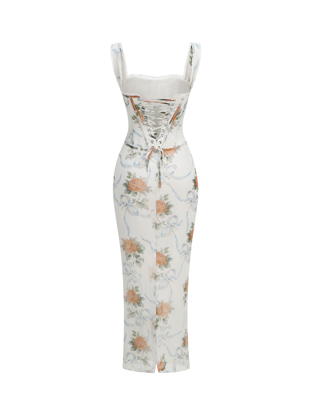 Pheron Off Shoulder Floral Maxi Dress