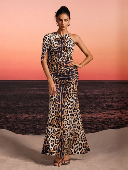 Pryden Leopard Printed Maxi Dress