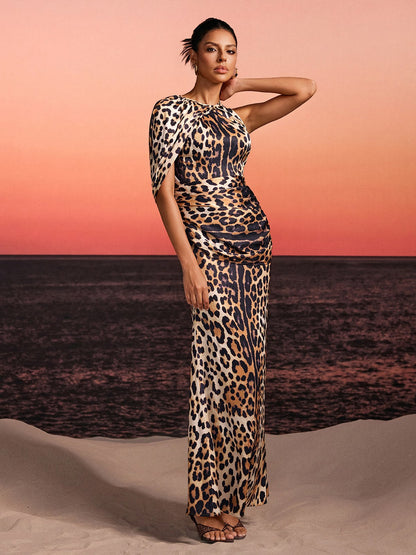 Pryden Leopard Printed Maxi Dress