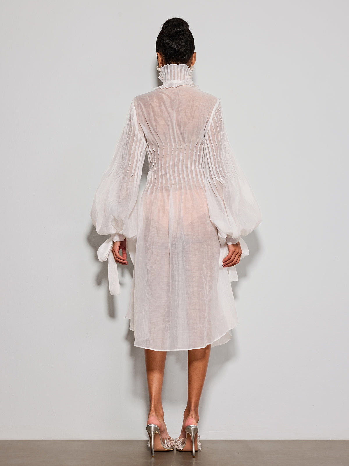 Rosstef Pryvalis High Neck Midi Dress
