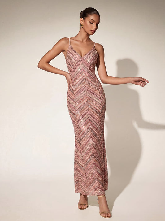 Rosstef Sequin Maxi Gown