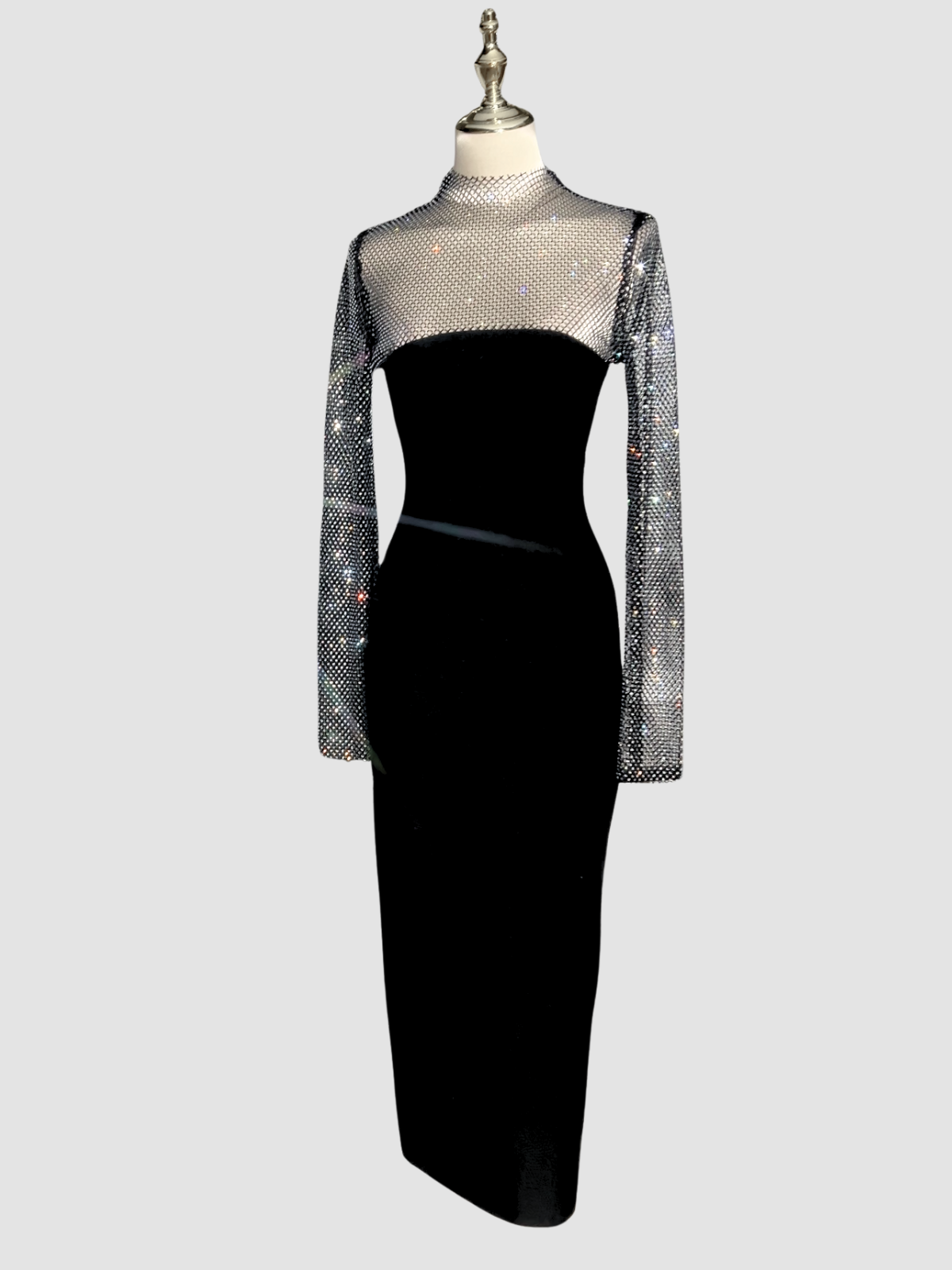 Rosstef Crystal Bandaj Midi Gownu